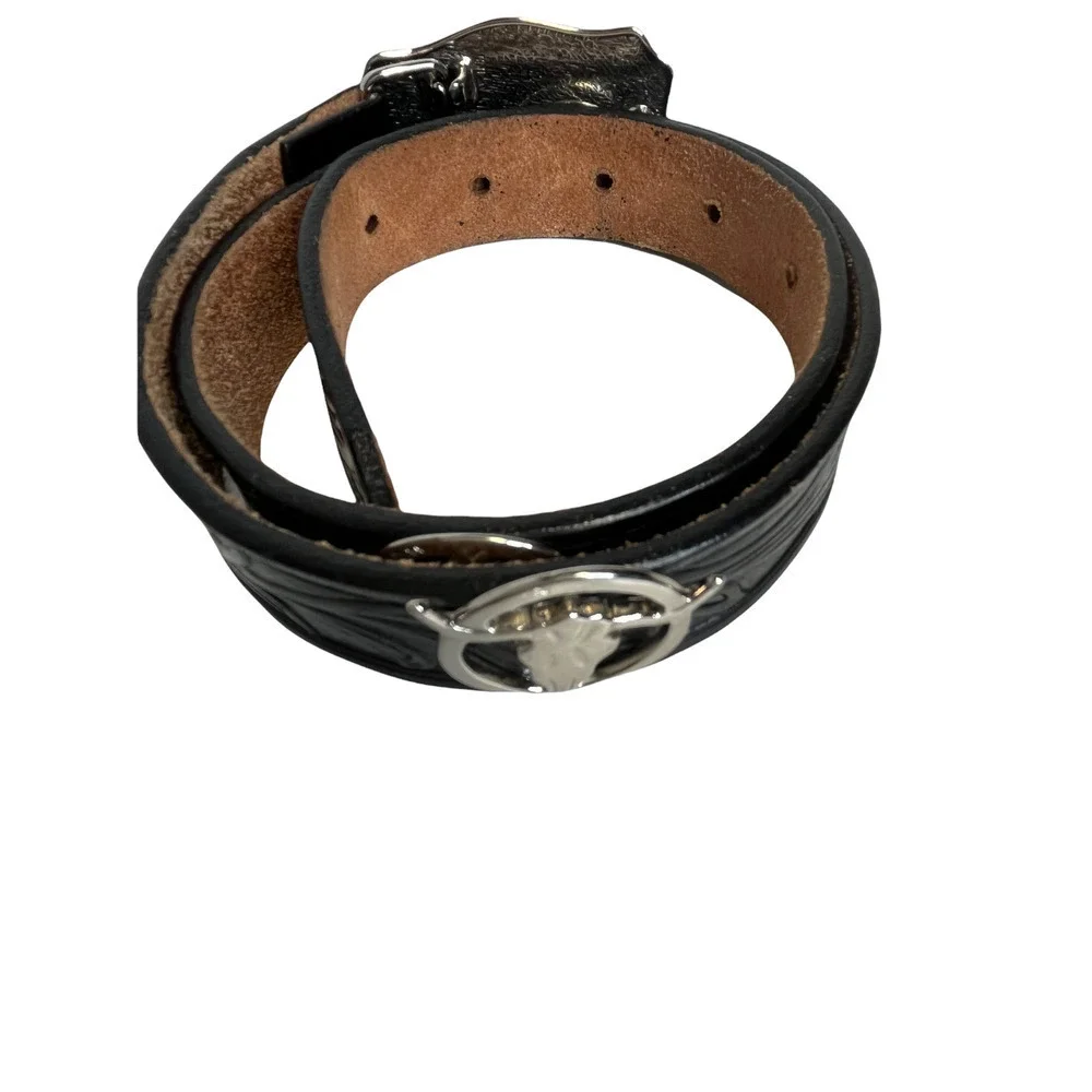 Justin Belt Black Children’s Leather